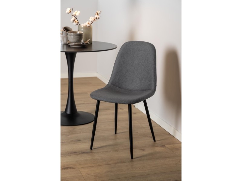 Krzesło Celia szare ciemne/ czarne - ACTONA